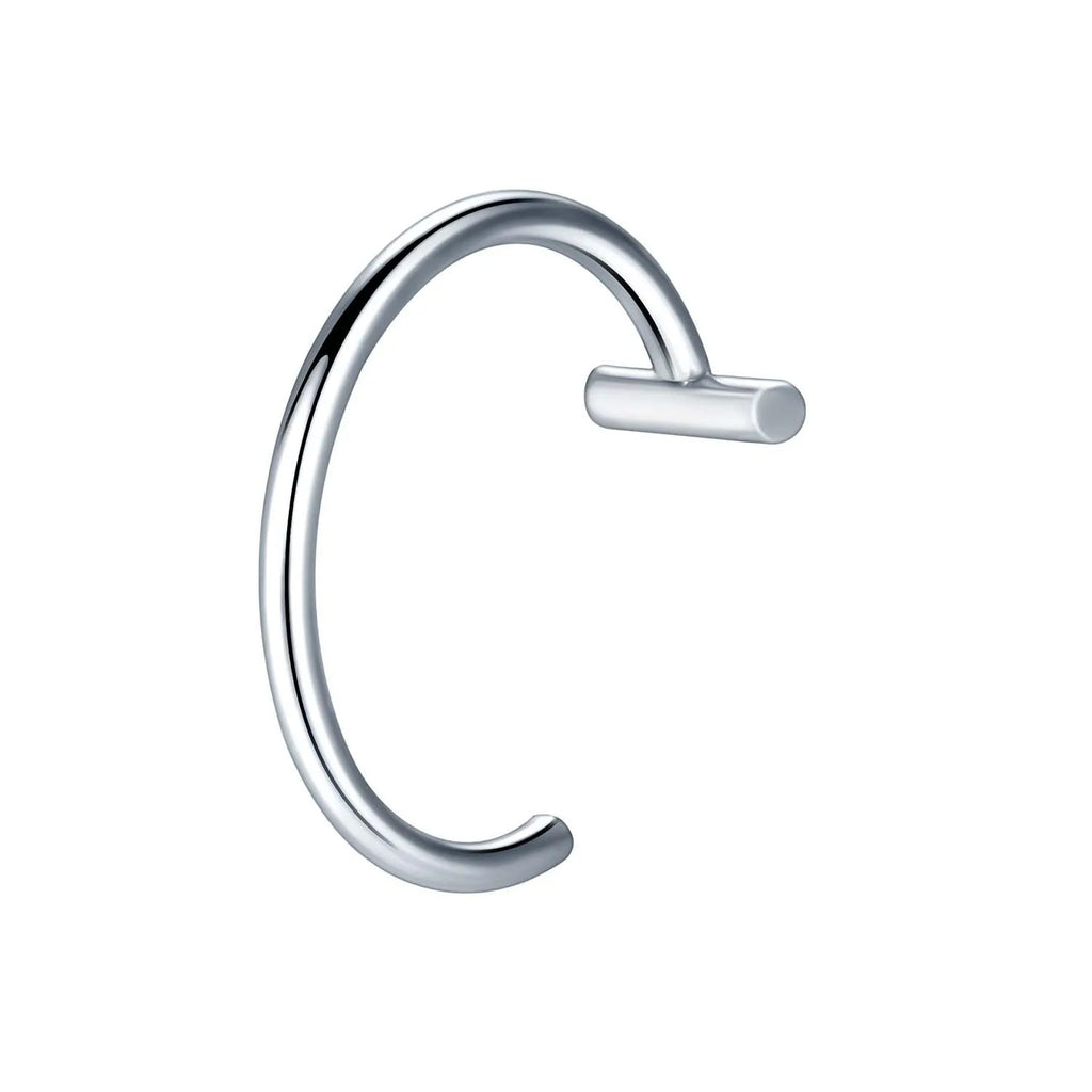1Pc Stainless Steel Fake Nose Rings Hoops