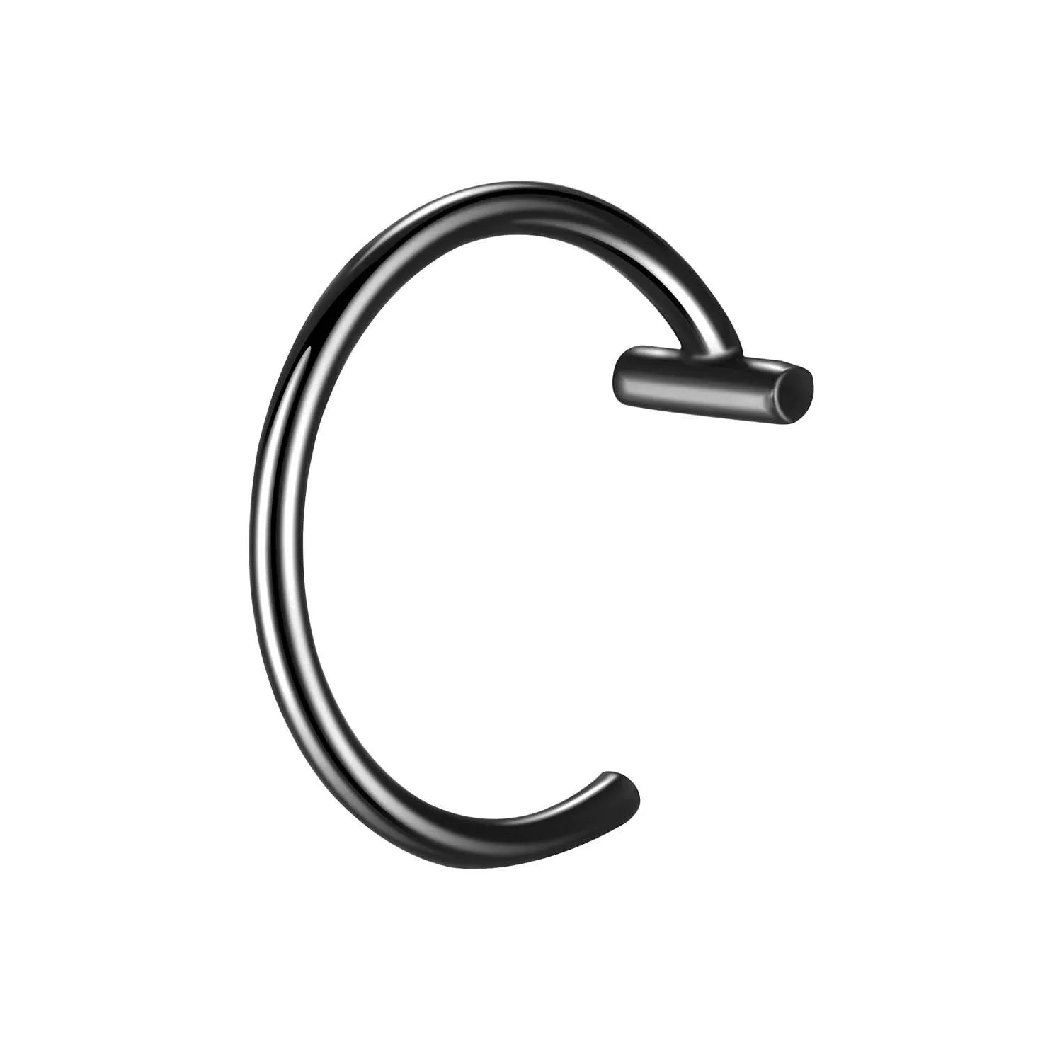 1Pc Stainless Steel Fake Nose Rings Hoops