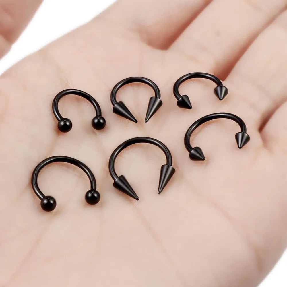 1Pcs Spike Septum Rings